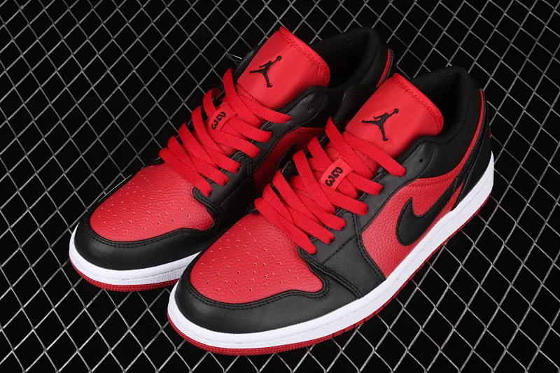 All categories Air Jordan Jordan series basketball shoes Air Jordan 1 Low New version Air Jordan 1 Low AJ1 Joe 1 low top leather cultural and leisure sports sneakers 553558-610